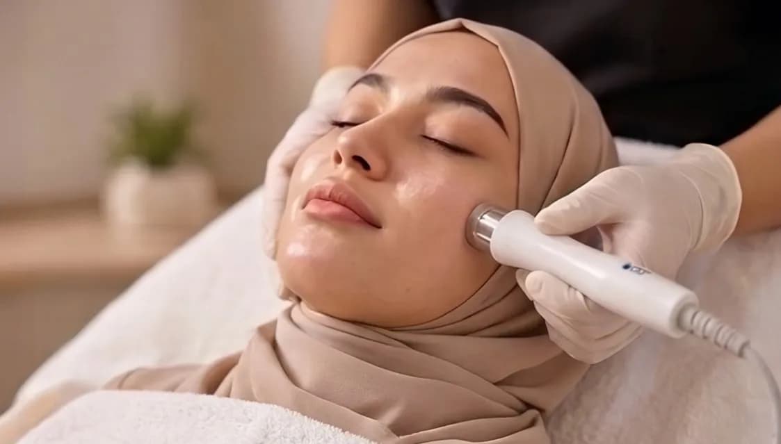 جلسة عناية طبية بالبشرة